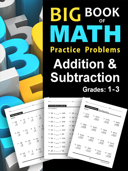 Children's Addition and Subtraction Math Book