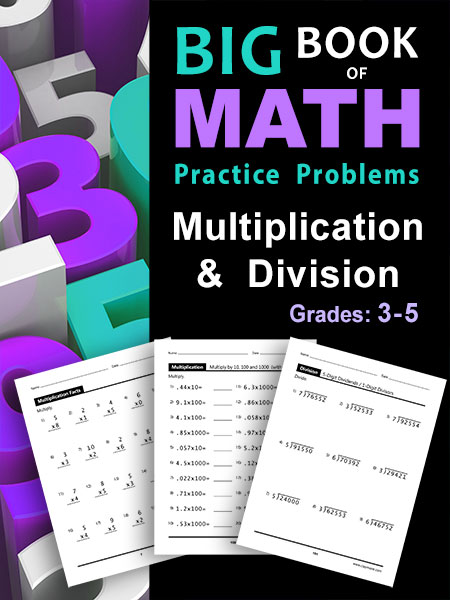 Multiplication and Division Children's Workbook