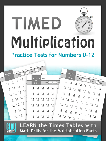 Homeschooling Book - Timed Multiplication Drills