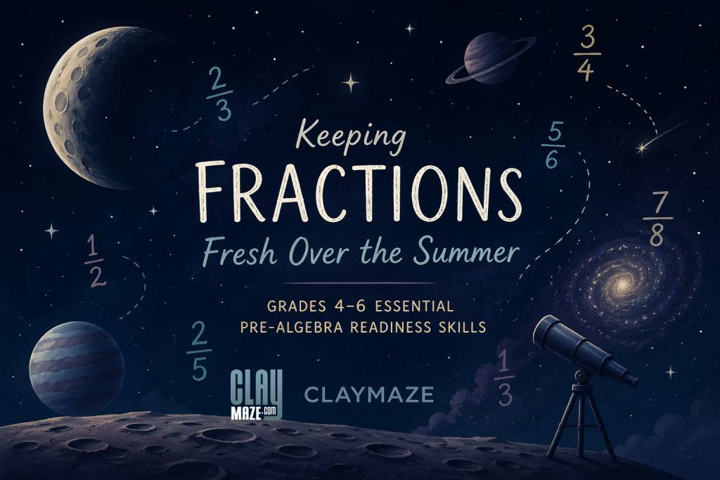 Keeping fractions fresh over the summer blog post.