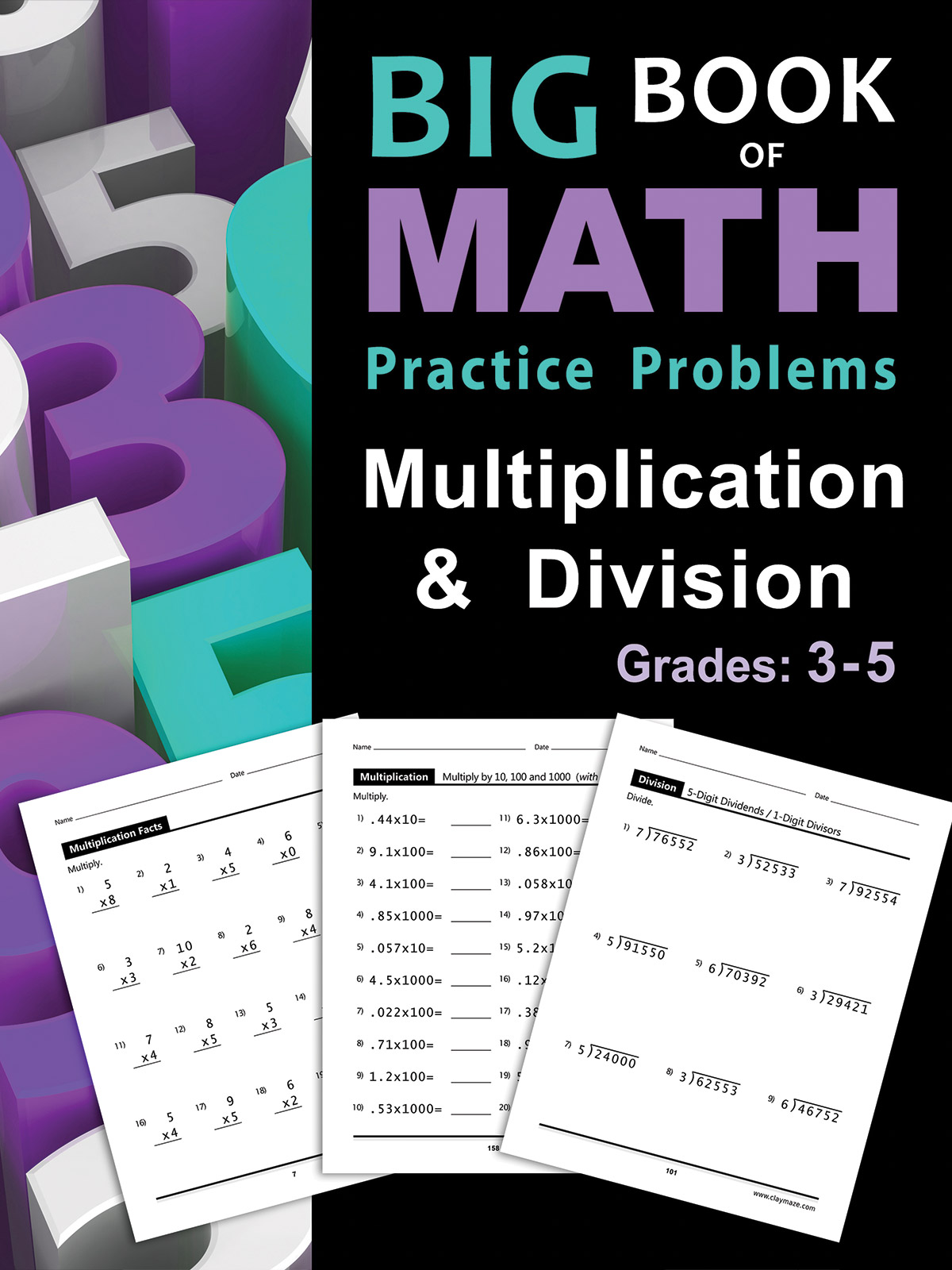 Multiplication and Division Workbook - Workbooks and Free Worksheets ...