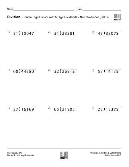 2 digit long division