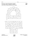 Maze Worksheet - Ice Cream Shape Maze Activity Worksheet - Workbooks ...