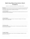Multi-Step Mixed Operations Word Problems (Grades 5–6)