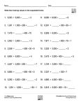 Expanded Form Worksheets – Fill‑in‑the‑Blank Thousands Place Practice